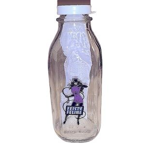 EUC Cat Woman Milk Bottle